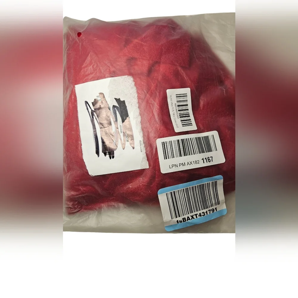 Elegant Red Drapery, Never Used